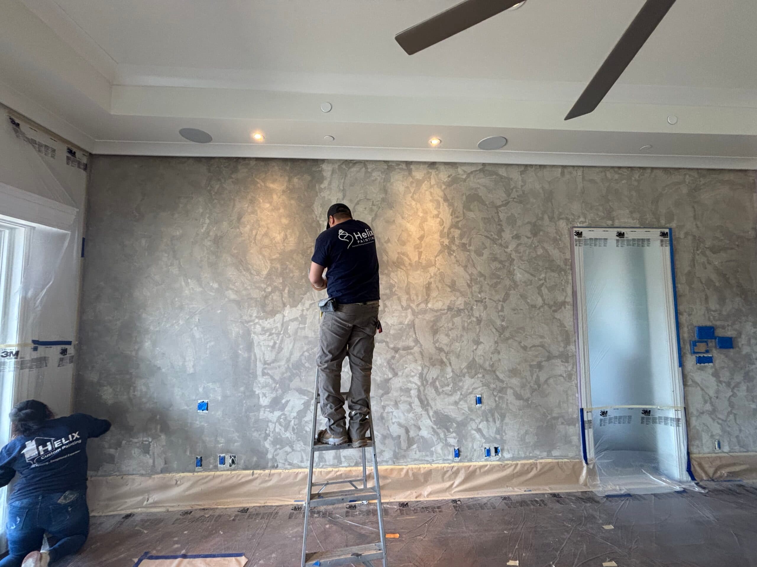 Helix Painting crew on a Denver metro job site