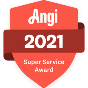 Angi Super Service Award Badge 2021