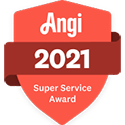 Angi 2021 Super Service Award Badge
