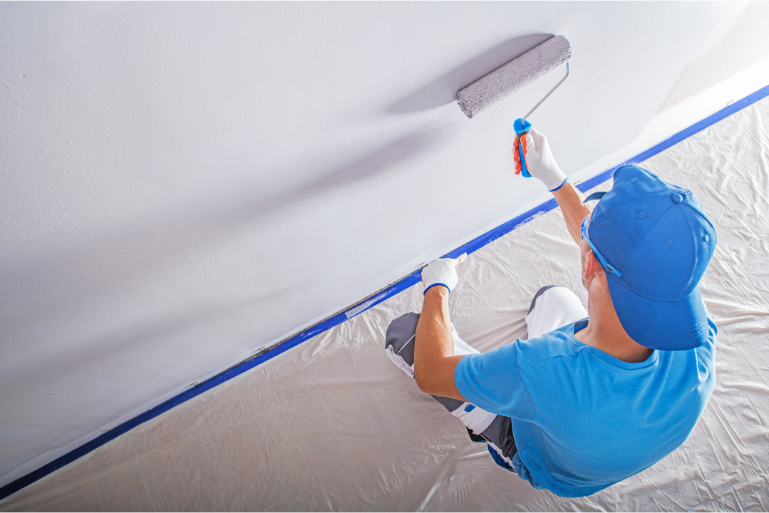 how to paint textured walls