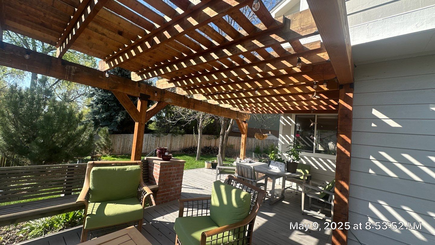 Arvada, CO pergola restain