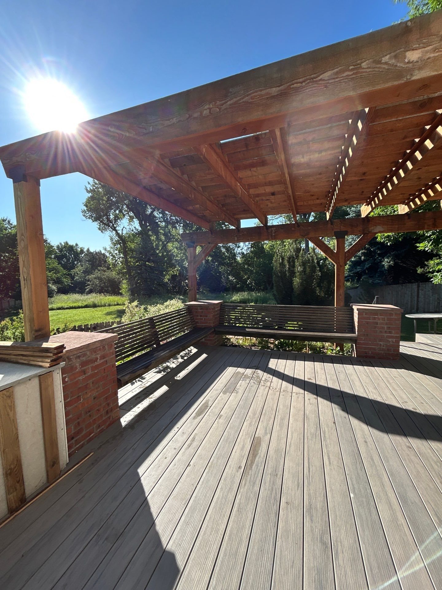 Arvada, CO pergola painting