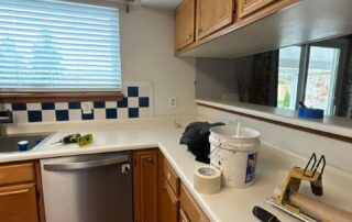 Accent Walls, Trim Painting, Texture Repair - cabinet respray