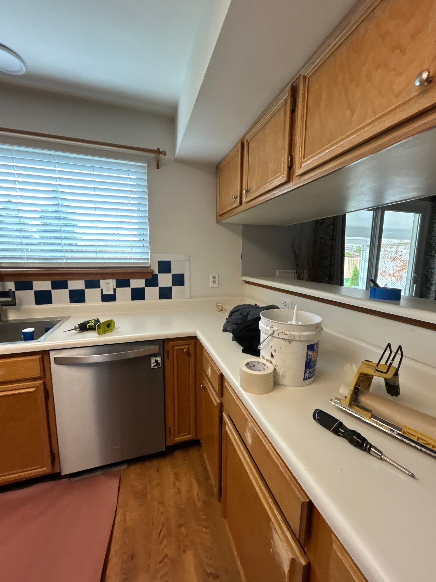 Accent Walls, Trim Painting, Texture Repair - cabinet respray